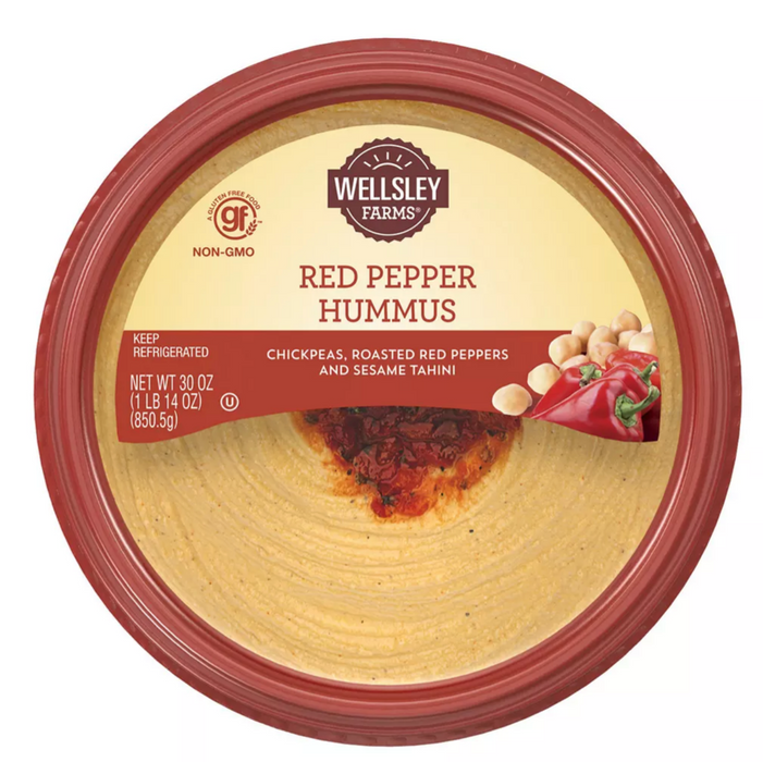 Wellsley Farms Signature Red Pepper Hummus, 30 oz