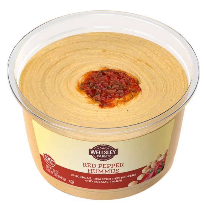 Wellsley Farms Signature Red Pepper Hummus, 30 oz