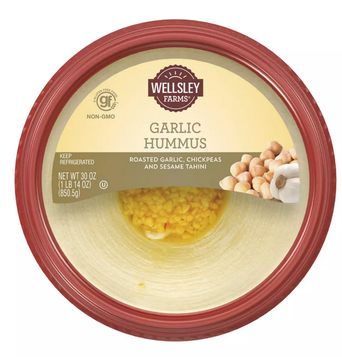 Wellsley Farms Garlic Hummus , 30 oz