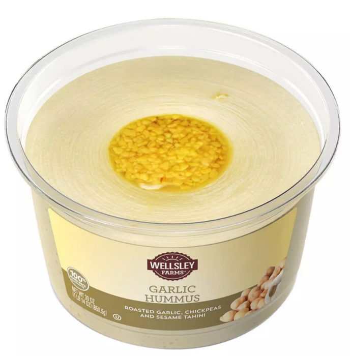 Wellsley Farms Garlic Hummus , 30 oz