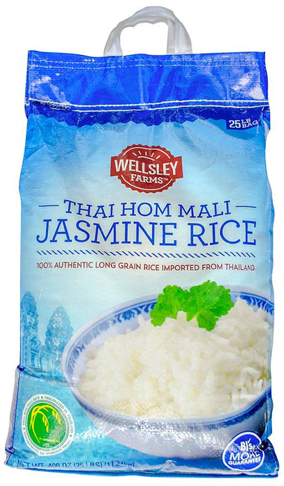 Wellsley Farms Jasmine Rice, 25 lbs