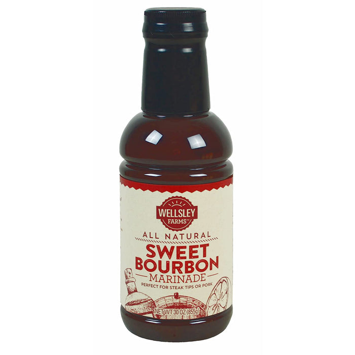 Wellsley Farms Sweet Bourbon Marinade Sauce , 30 oz