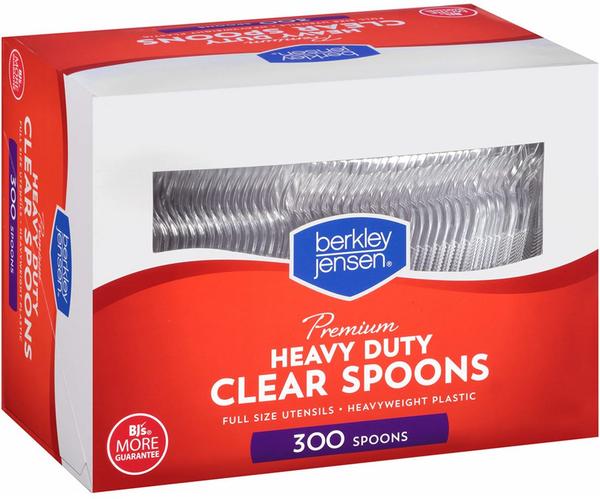 Berkley Jensen Plastic Spoons, 300 ct