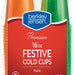 Berkley Jensen 16 oz Festive Plastic Cups, Multi Color, 120 ct