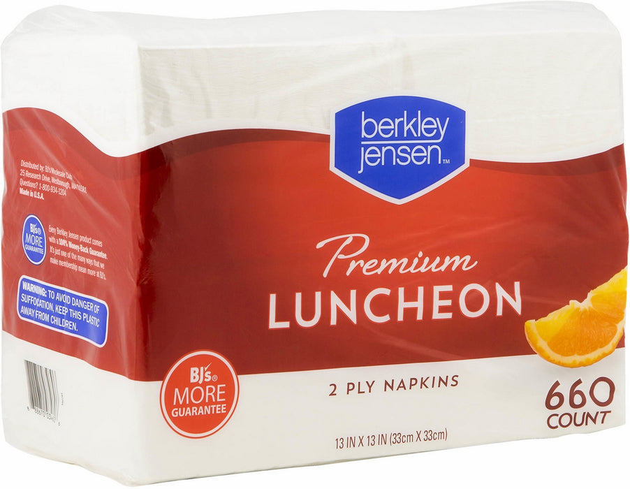Berkley Jensen Premium Luncheon 2-Ply Napkins, 660 ct