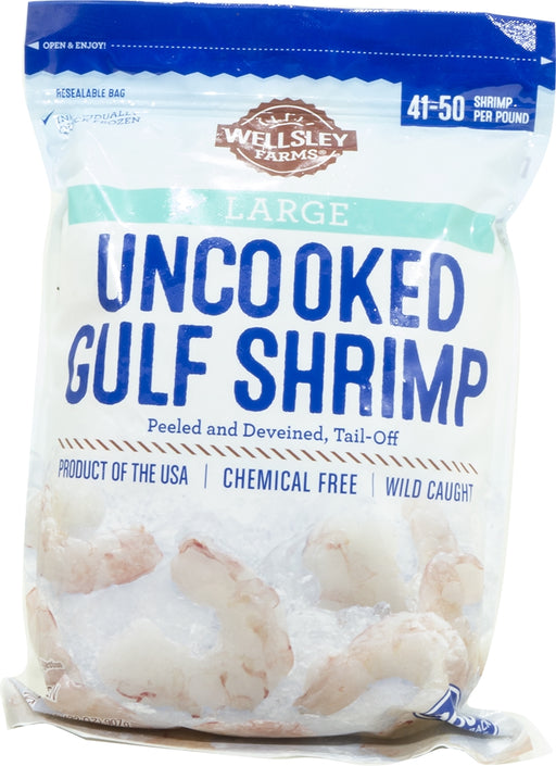 Wellsley Farms Large Uncooked Gulf Shrimp, 2 lbs