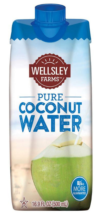 Wellsley Farms Pure Coconut Water , 16.9 oz