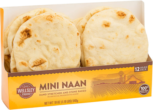 Wellsley Farms Mini Naan, 19 oz