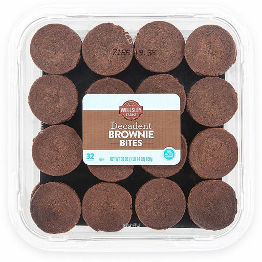 Wellsley Farms Decadent Brownie Bites, 32 ct