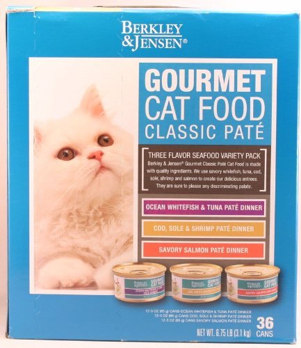 Berkley & Jensen Cat Food Variety Pack, 36 x 3 oz