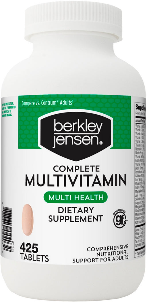 Berkley Jensen Complete Multivitamin Dietary Supplement Tablets, 425 ct