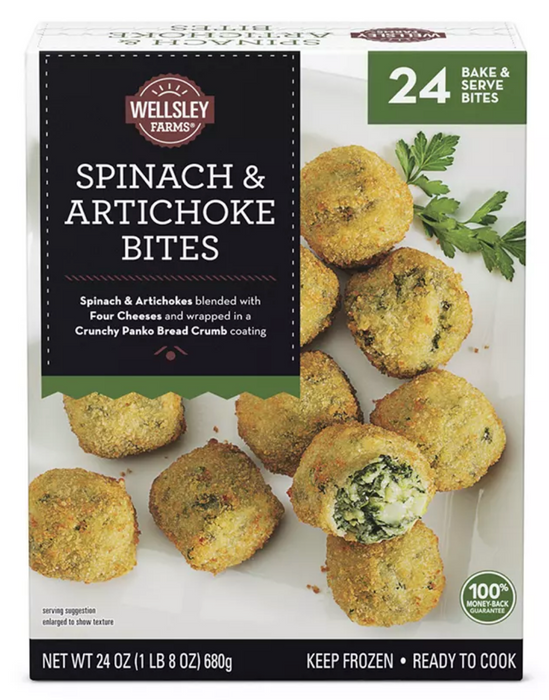 Wellsley Farms Spinach & Artichoke Bites , 24 ct