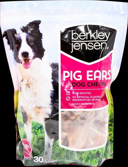 Berkley & Jensen Pig Ears Dog Chews, 30 ct