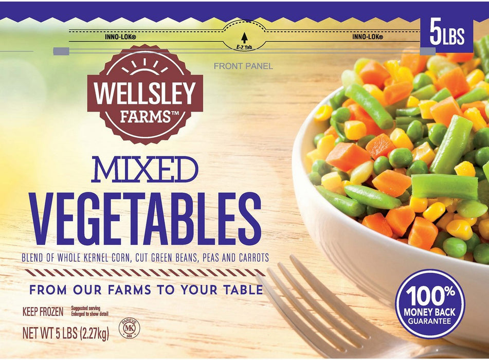 Wellsley Farms Mixed Vegetables, 5 lbs