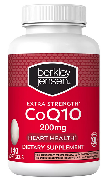 Berkley Jensen Extra Strength Coenzyme Q10 Heart Health Vitamins, 200mg, 140 ct