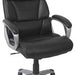 Berkley Jensen Bonded Leather Manager Chair, Black & Gray, 45.86 lbs