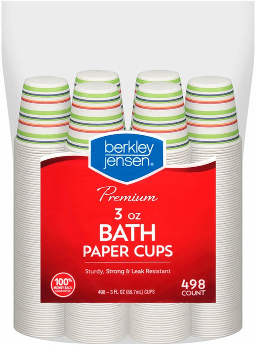 Berkley Jensen 3 oz Bath Paper Cups, 498 ct