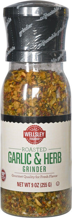 Wellsley Farms Roasted Garlic & Herb Grinder, 9 oz