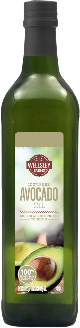 Wellsley Farms 100% Avocado Oil, 34 oz