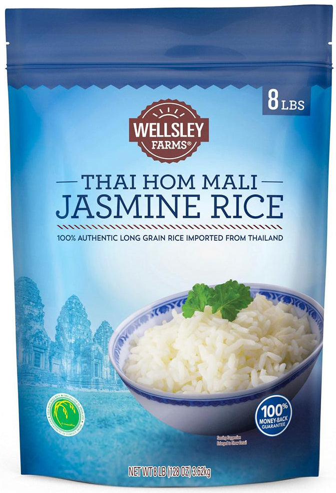 Wellsley Farms Thai Hom Mali Jasmine Rice, 8 lbs