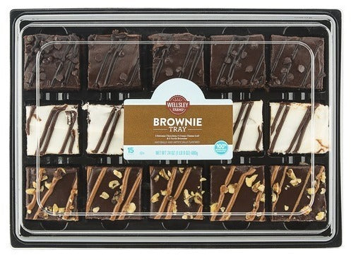 Wellsley Farms Brownie Tray Assorted, 15 ct