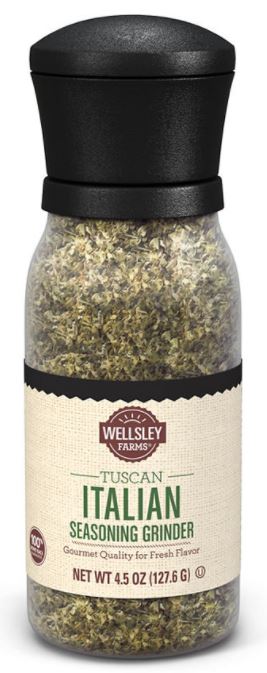 Wellsley Farms Tuscan Italian Seasoning Grinder , 4.5 oz