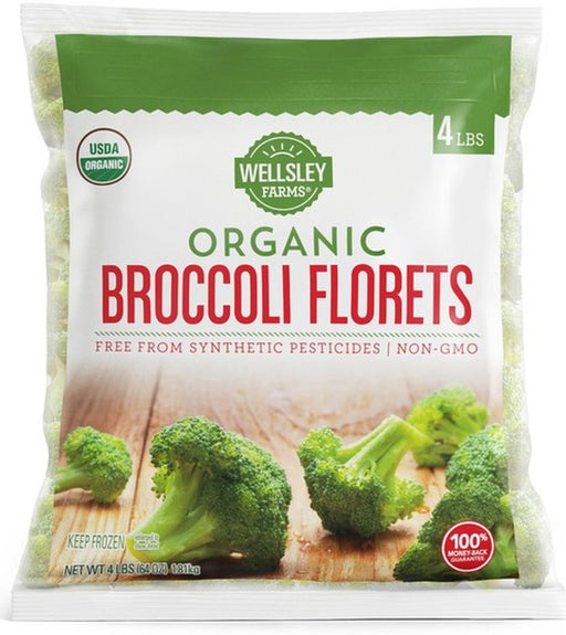 Wellsley Farms Organic Broccoli Florets, 1,81 kg