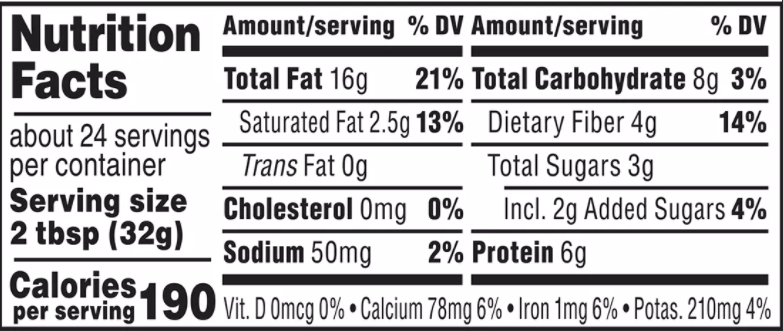 Wellsley Farms Almond Butter with Sea Salt, 27 oz.