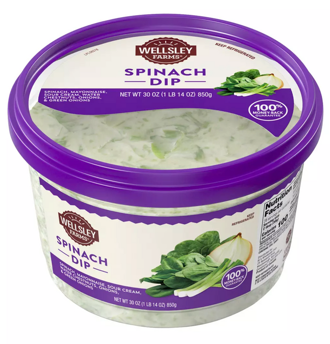 Wellsley Farms Spinach Dip , 30 oz