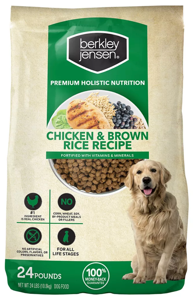 Berkley Jensen Chicken Brown Rice Dry Dog Food 24 lbs Goisco