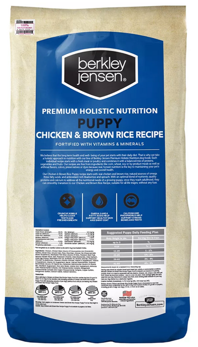 Berkley Jensen Chickean & Brown Rice Dry Dog Food For Puppies , 20 lbs