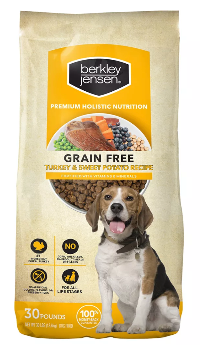 Berkley Jensen Grain Free Turkey Sweet Potato Recipe For Dogs