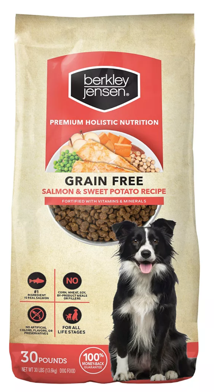 Berkley Jensen Grain Free Salmon Sweet Potato Dry Dog Food 30