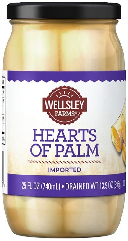 Wellsley Farms Hearts of Palm, 2 x 740 ml