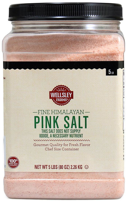 Wellsley Farms Himalayan Pink Salt, 5 lbs