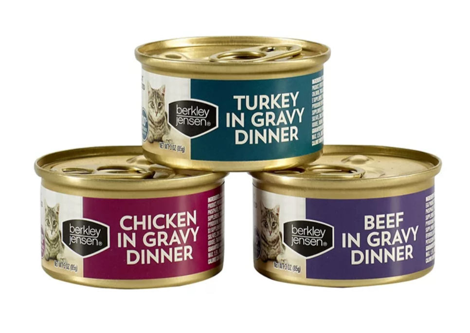 Berkley Jensen Beef Poultry In Gravy Dinners For Cats 36 ct