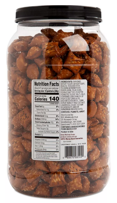 Wellsley Farms Peanut Butter Pretzel , 50 oz