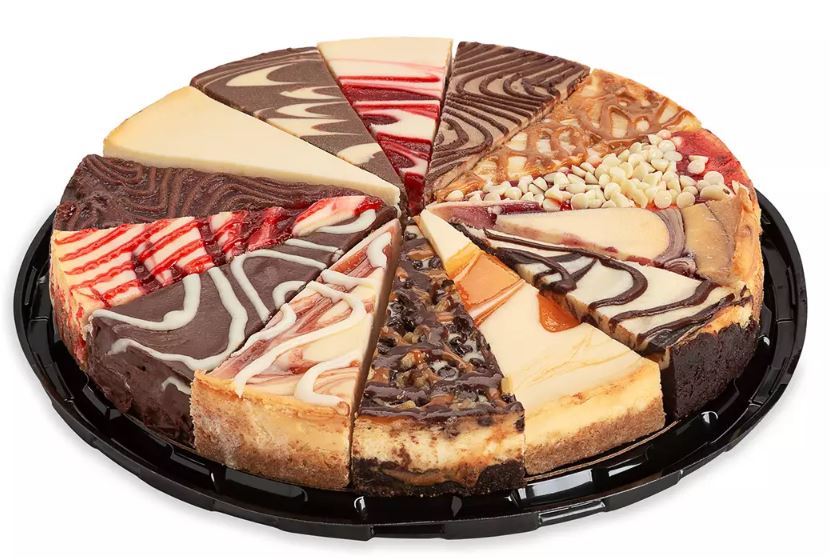 Wellsley Farms 14-Flavor Cheesecake Sampler, 54 oz