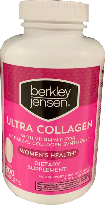 Berkley Jensen Ultra Collagen Women's Health Vitamins, 200 ct