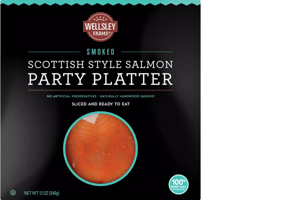 Wellsley Farms Smoked Scottish Salmon Party Platter, 340 gr