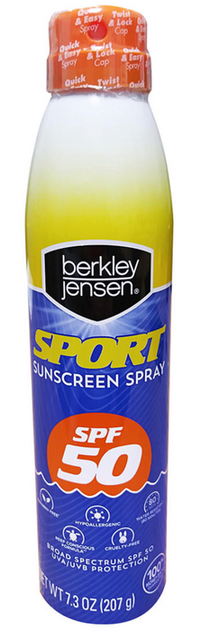 Berkley Jensen Sport SPF 50 Sport Sunscreen Spray , 7.3 oz