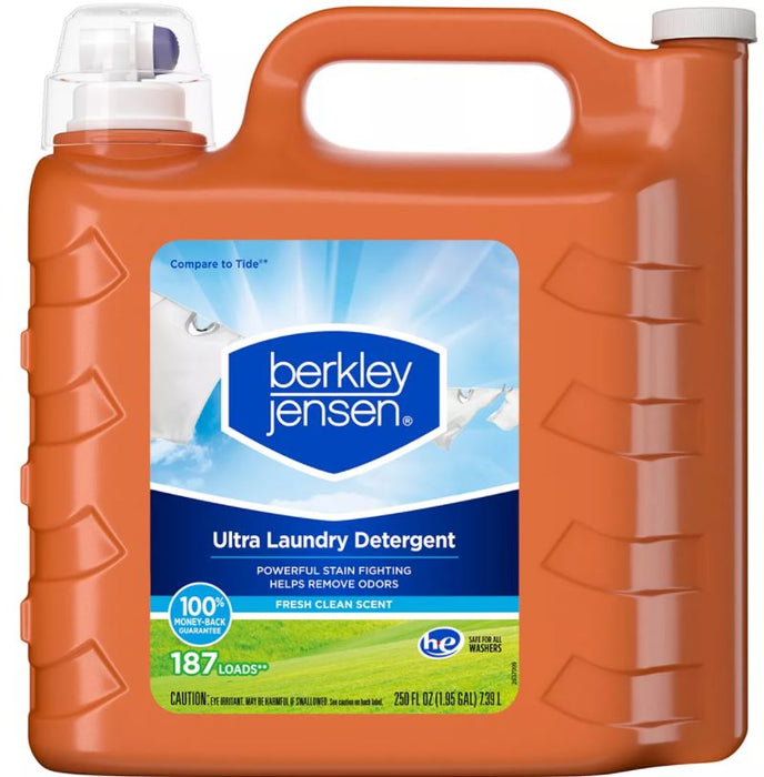 Berkley Jensen Ultra Liquid Laundry Detergent , 250 oz