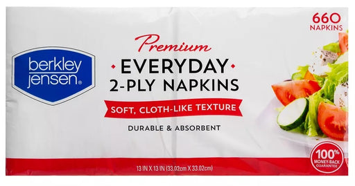 Berkley Jensen Premium Everyday Napkin, 660 ct