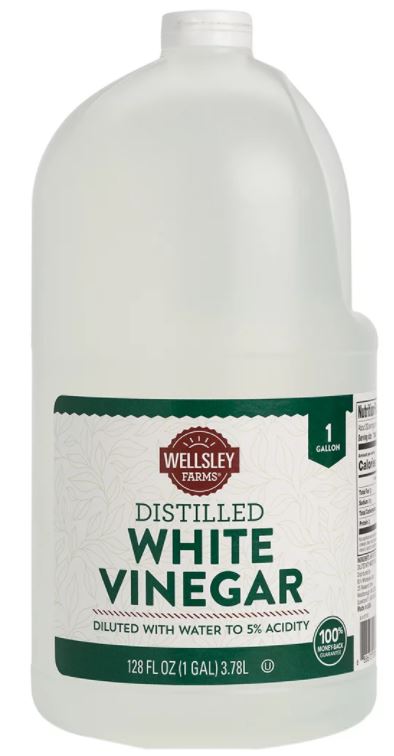 Wellsley Farms Distilled White Vinegar , 128 oz