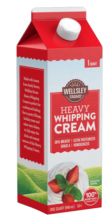 Wellsley Farms Heavy Whipping Cream , 32 oz