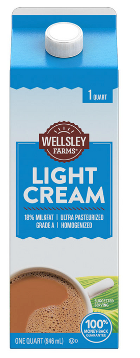 Wellsley Farms Light Cream , 946 ml