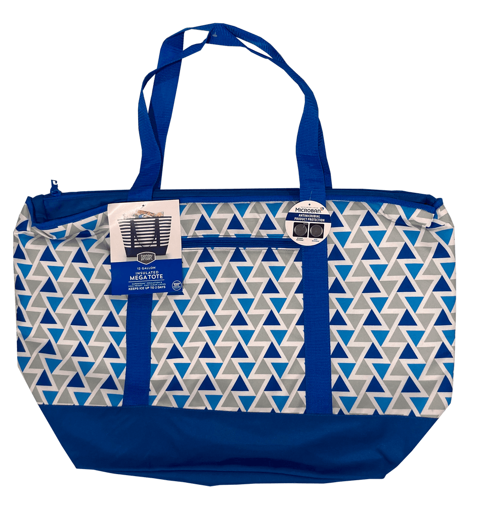 Berkley Jensen Insulated Mega Tote, Blue, 12 gal