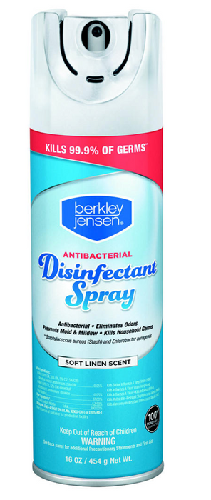 Berkley Jensen Disinfecant Spray, 4-Pack , 4 x 16 oz