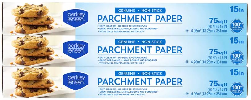 Berkley Jensen 15 Parchment Paper, 3 ct.