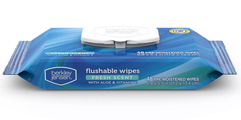 Berkley Jensen Flushables Wipes , 480 ct